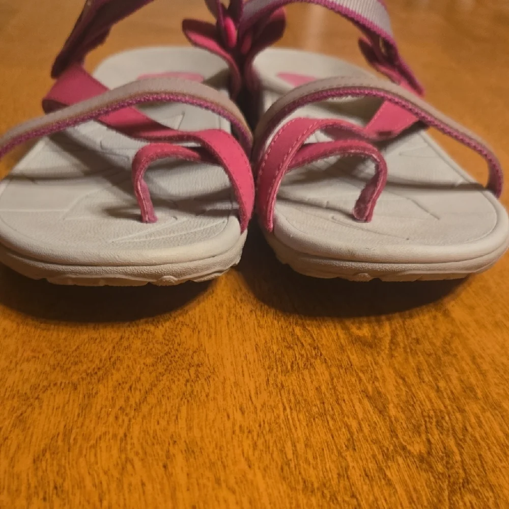 Vionic Pink and Gray Women's Mojave Sandals - Picture 3 of 6
